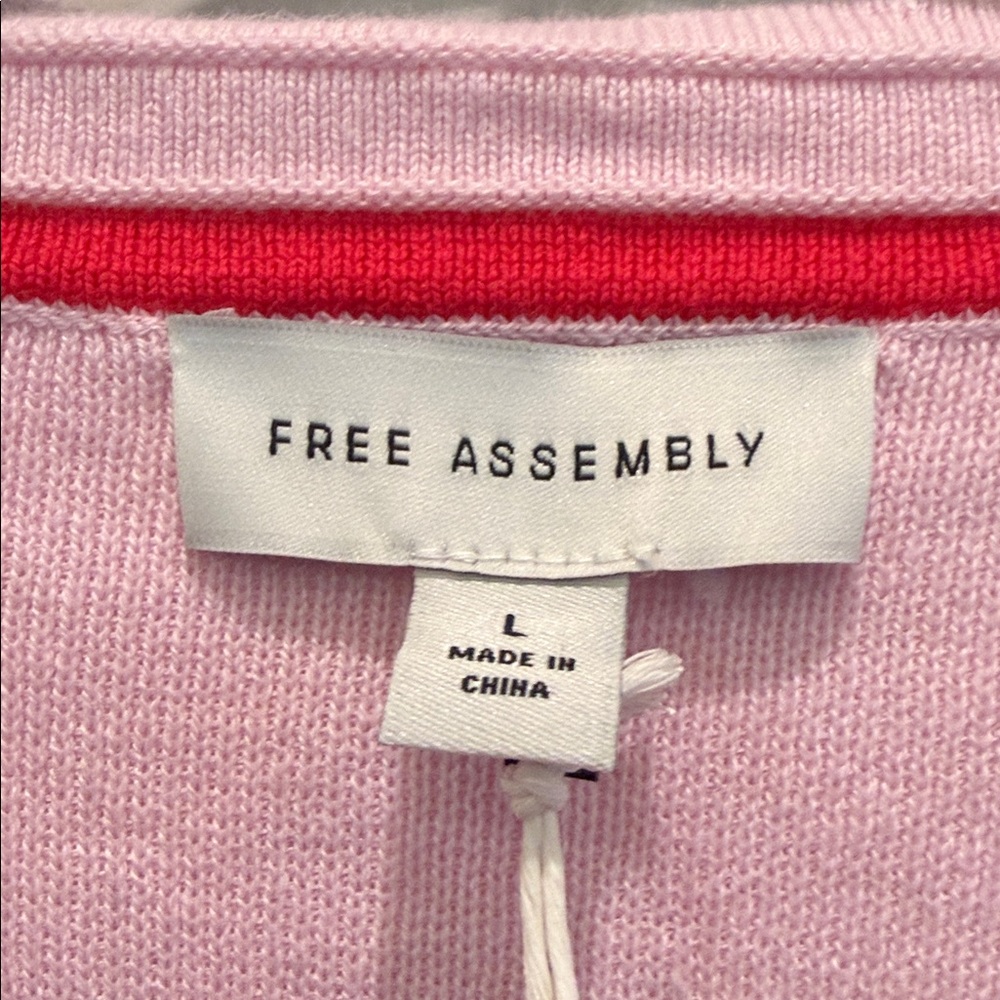 Free Assembly Pink Button-Up Cardigan - Picture 6 of 6